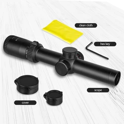 SPINA Optics mira telescópica táctica 1-8x24 retícula iluminada