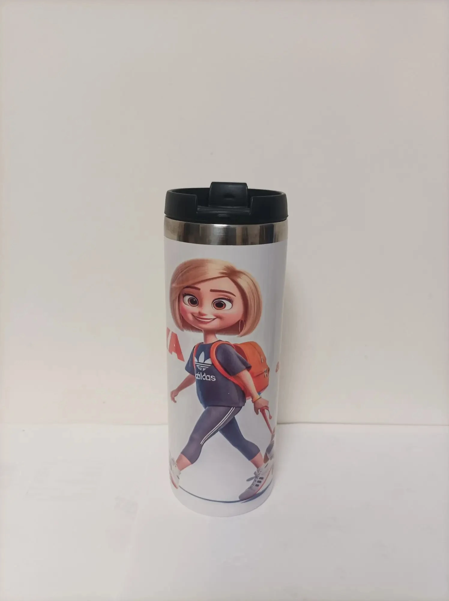 DIY 450ML Coffee Cup Customized Print with Your LOGO PHOTO Name TEXT Thermos Tumbler for Office Drink Water Keep Cold and Hot