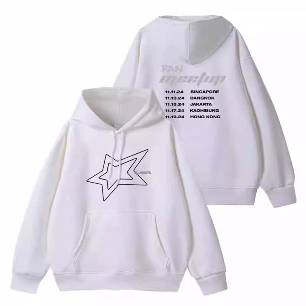 

Y2K Women'S Casual Hoodie Couple Winter Fleece Warm Long-Sleeved Pullover Letter Print Simple Sweatshirt