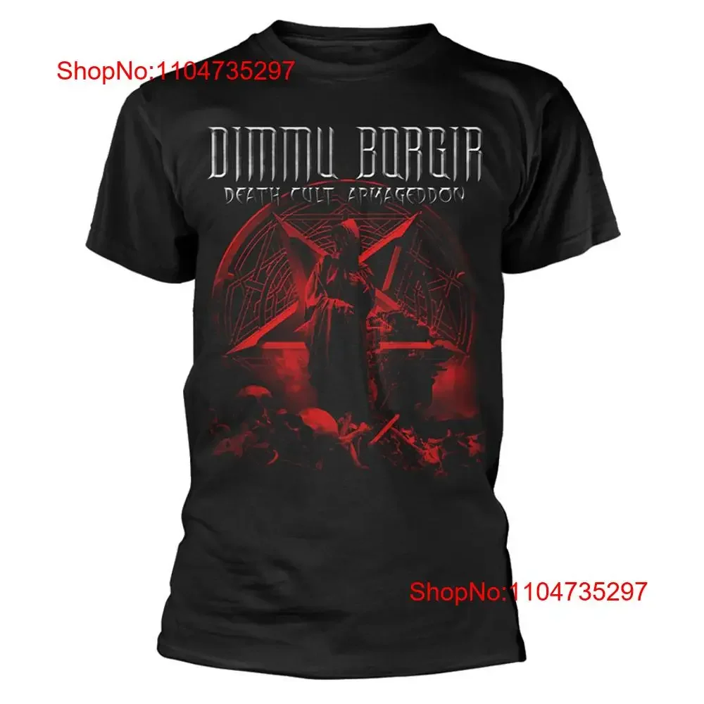 Футболка Dimmu Borgir Death Cult с пентаграммой, винтажная стираная мужская мягкая модная удобная дизайнерская одежда, слегка уличная одежда