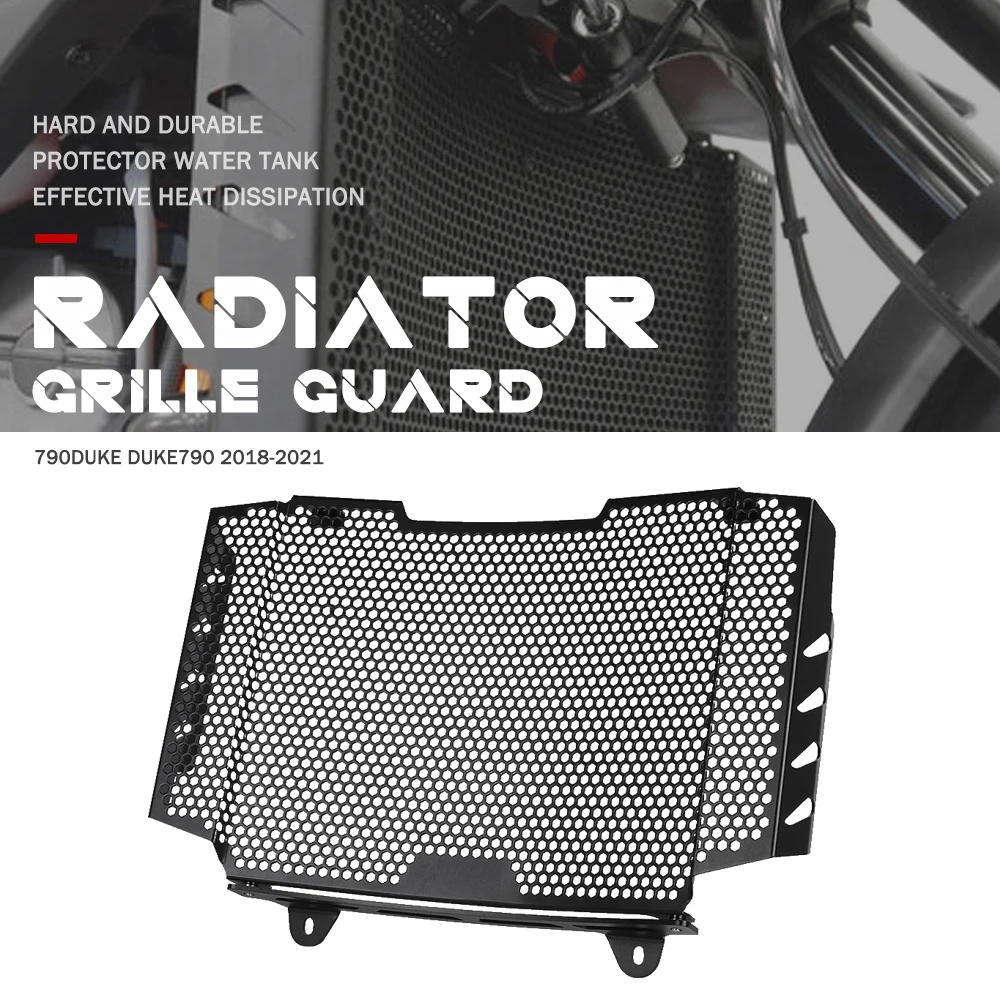 

Radiator Guard Protector Grille Grill Cover FOR 790 Duke 2018 2019 2020 2021 2022 790Duke Motorcycle Radiator Grill Parts