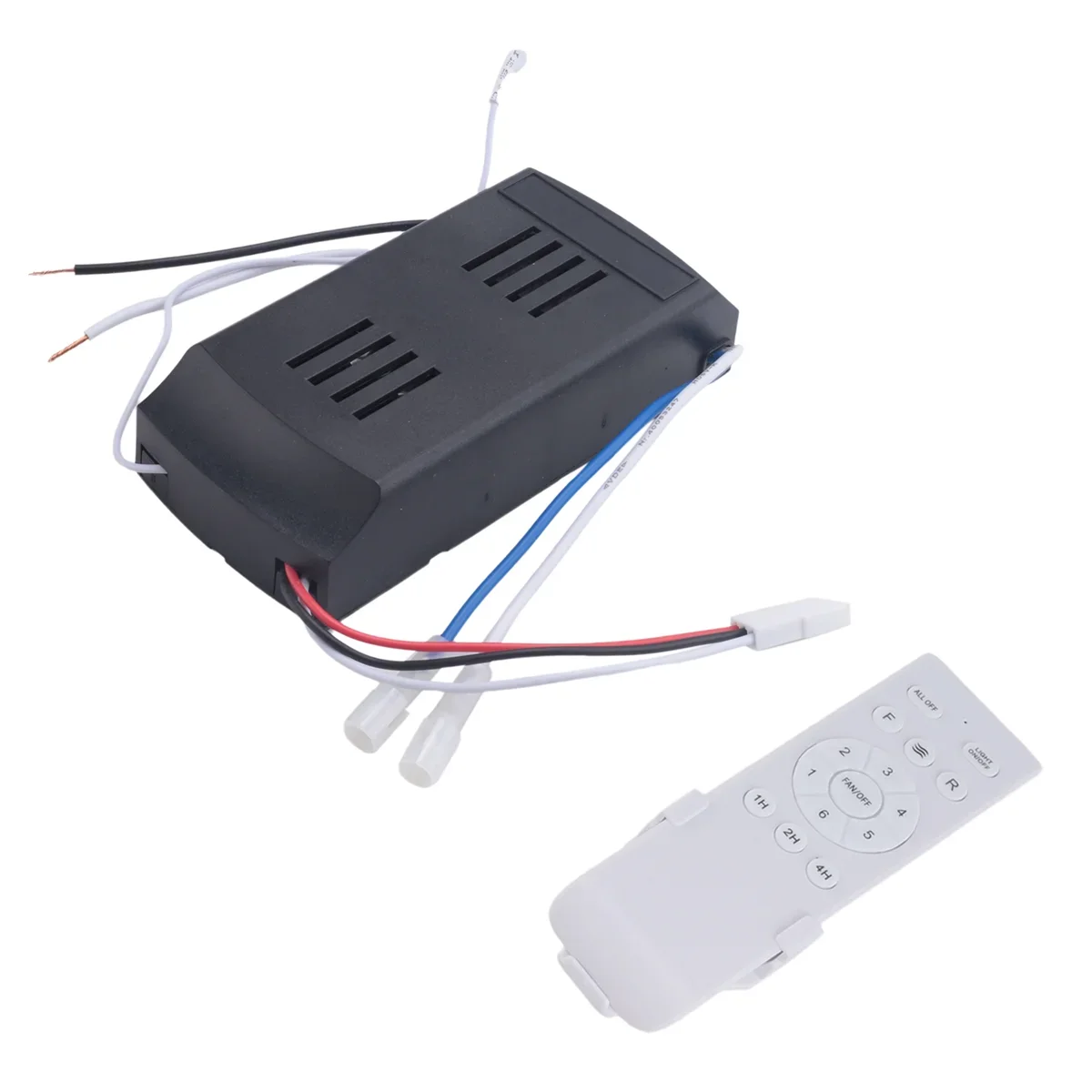 Substituição universal do kit de controle remoto do ventilador de teto, 6 velocidades e cronometragem, substituição remota para