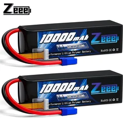 1/2units Zeee 6S Lipo Battery 10000mAh 22.2V 120C Softcase EC5 Plug for RC Car FPV Drones Truck Desert Racer RC Tank RC Hobbies