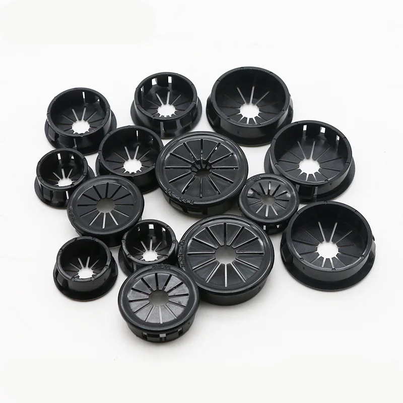 Plástico mesa fio buraco capa base 35mm mesa cabo tomada porta grommet selo anéis buraco plug fio organizador protetor acessórios