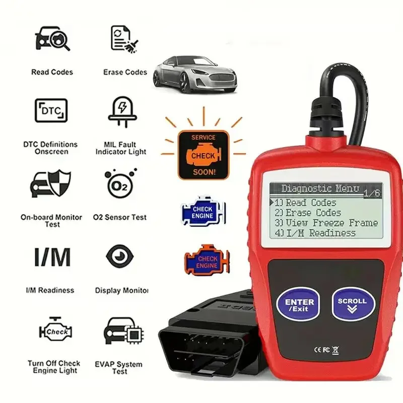 MS309 OBDII CAN obd2 Car Diagnostic Tool Professional MS309 Scanner Code Reader clear trouble codes Better Than ELM327 OBD Tool