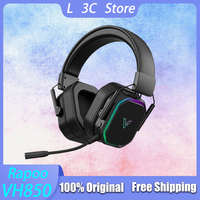 Rapoo VH850 Wireless Gaming Headphones With Mic Noise Cancelling RGB Low Latency Long Battery Life Customized E-sports Headset