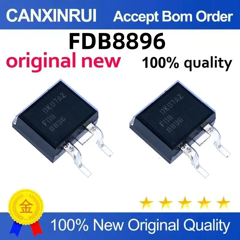 (10-300piezas)FDB8896 TO-263 SMD package 8896 N-channel dow FET one start