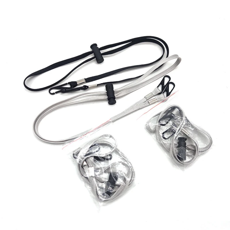 Mask Hanging Rope Face Mask Lanyard Mask Holder Adjustable Traceless Ear Hanging Rope Two Hooks