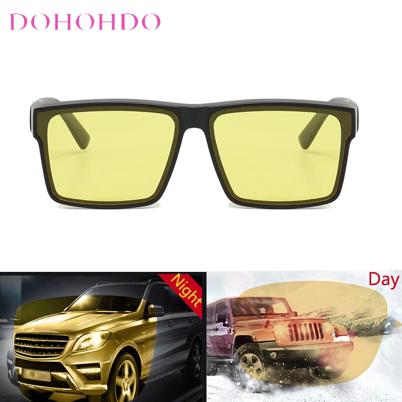 2025 الصيف الديكور صور الشوارع الرجال النساء الاستقطاب للرؤية الليلية النظارات الشمسية القيادة في الليل مجموعة النظارات الشمسية للجنسين UV400 #2