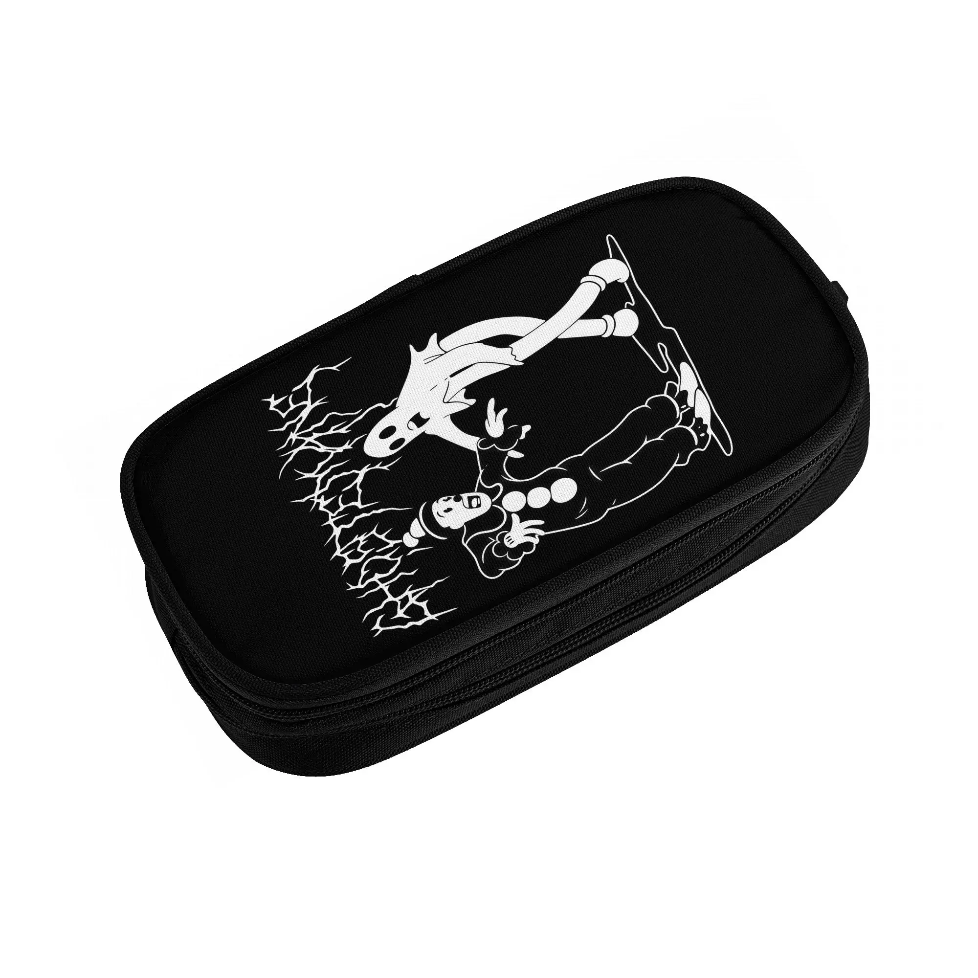 Ghostemane Rapper Heavy Metal Hip Hop Music  Pencil Cases for Girl Boy Large Storage  Pen Box Bag School Accessories