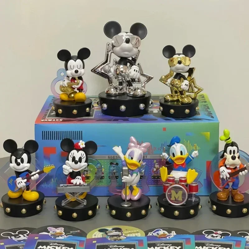 Disney Authentic Mickey And Friends Superstar Series Blind Box อินเทรนด์การ์ตูน 52 ของเล่น