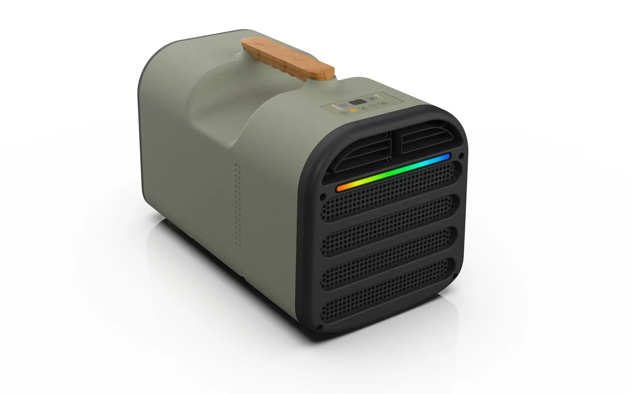 Aire acondicionado portátil para vehículo RV y coche, Enfriador de aire multifuncional de 220V/110V, 4800-5200BTU, multiaplicación para uso en habitación