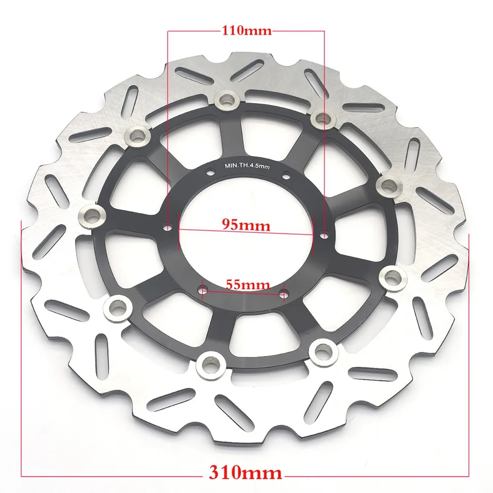 310mm Front Brake Disc Rotors For Honda CBR600RR CBR 600 RR 2003-2021 CB1000R CB 1000 R 2009-2015 CB1300 Superfour 2005-2012