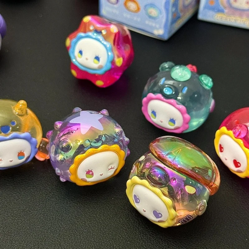 New Emma Secret Forest Series New Blind Box Desktop Decor Toys Gift Ocean Bubble Cute Granules Animal Ornament Grain Mystery Box