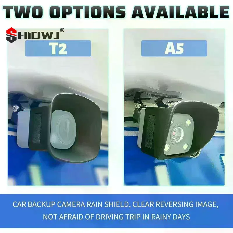 Car Rear Camera Rain Cover Universal Silicone Backup Camera Guard Dust Shield For Truck RV Vehicle Exterior Protection Trim