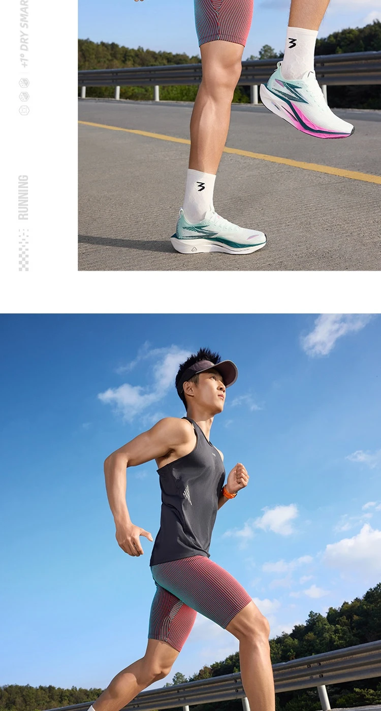 361 Degrees Herren-Sportshorts mit Taschen, schnell trocknend, atmungsaktiv, elastische Taillenunterstützung, professionelle Laufshorts für Herren 652622701 – Detail 12