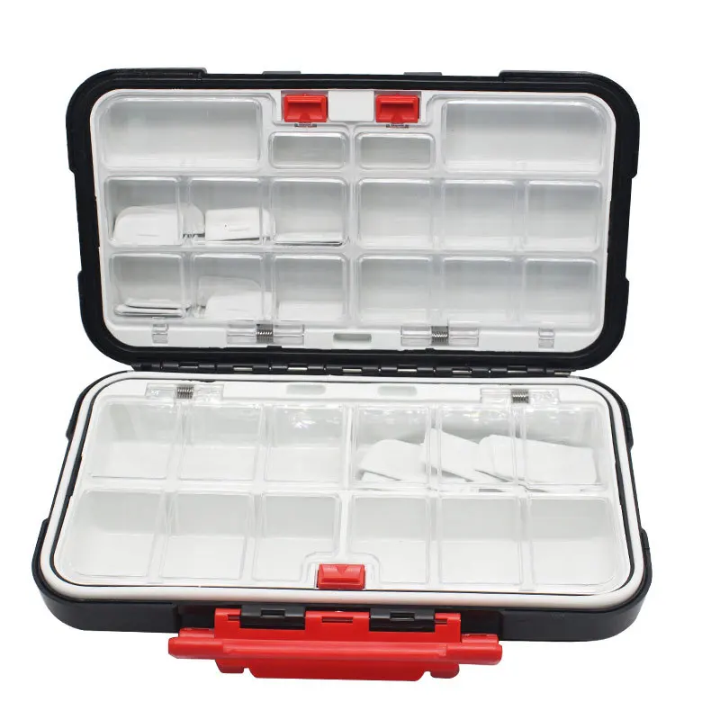 Impermeável Pesca Tackle Box Acessórios De Pesca Ferramenta Caixa De Armazenamento Isca De Gancho De Peixe Caixas De Isca Falsa Para Carpa Bens De Pesca