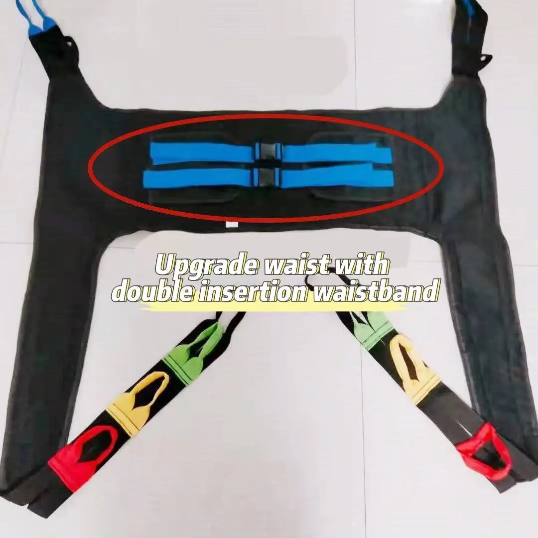 Elderly Disabled Spreader Lift Sling Bed Wheelchair Lifter Machine Transfer Belt Waist Back Support Rehabilitation Move Strip