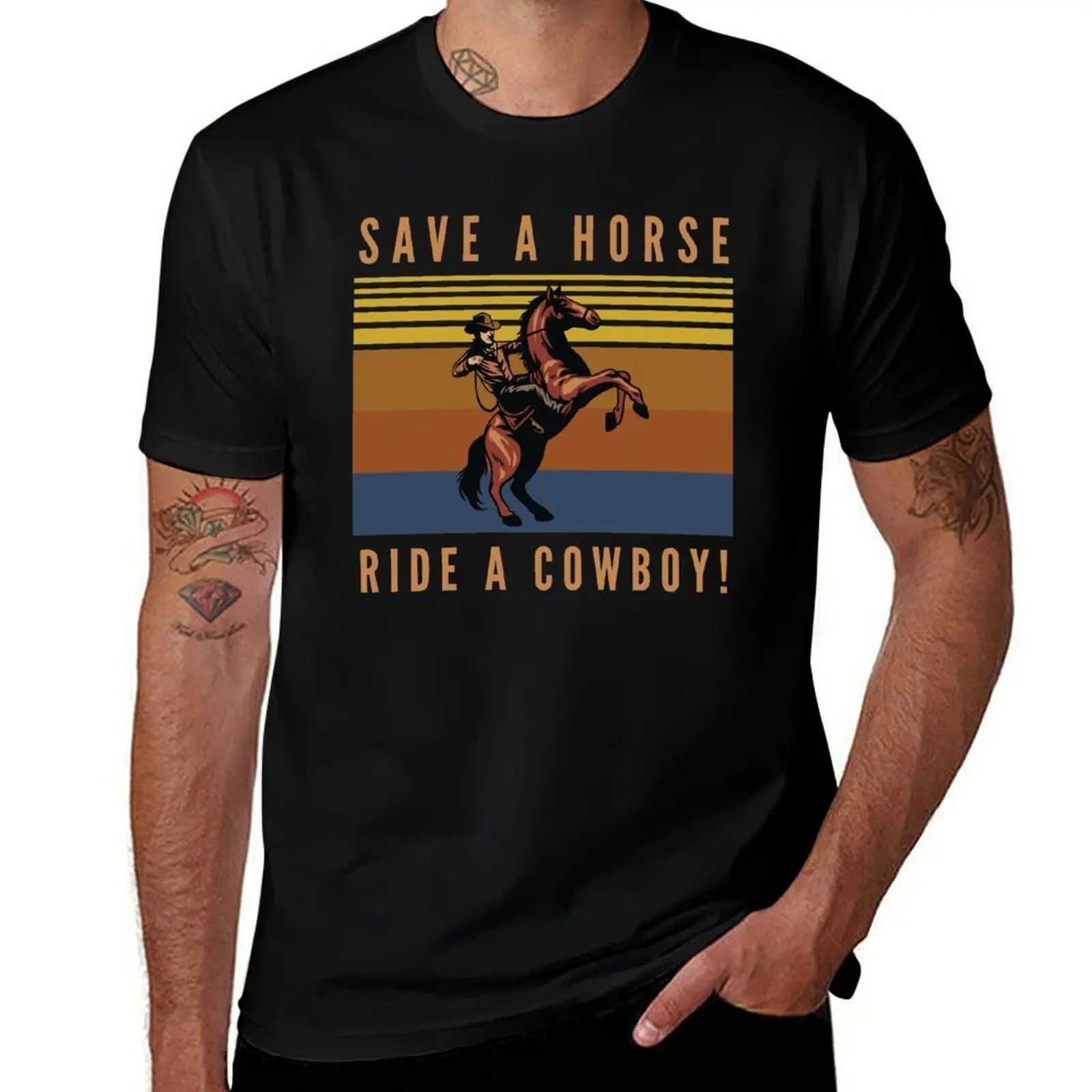 

Save A Horse T-Shirt g man t shirts for men anime tshirt T-Shirt