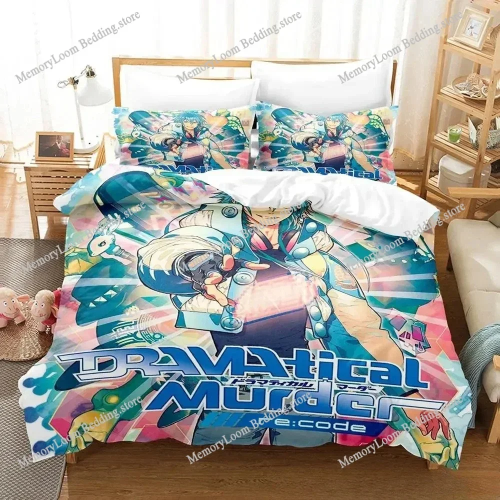 

New DRAMAtical Murder Bedding Set Single Twin Full Queen King Size Bed Set Adult Kid Bedroom Duvet cover Sets 3D Print Game