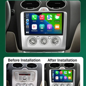 Wireless Radio CarPlay Android Auto für Ford Focus 2 MK2 2004-2011, Multimedia Video Car, Stereo Reader, GPS, Wi-Fi, 9 8 Hauptverkauf Ford Focus Panel Display 2011 - №4