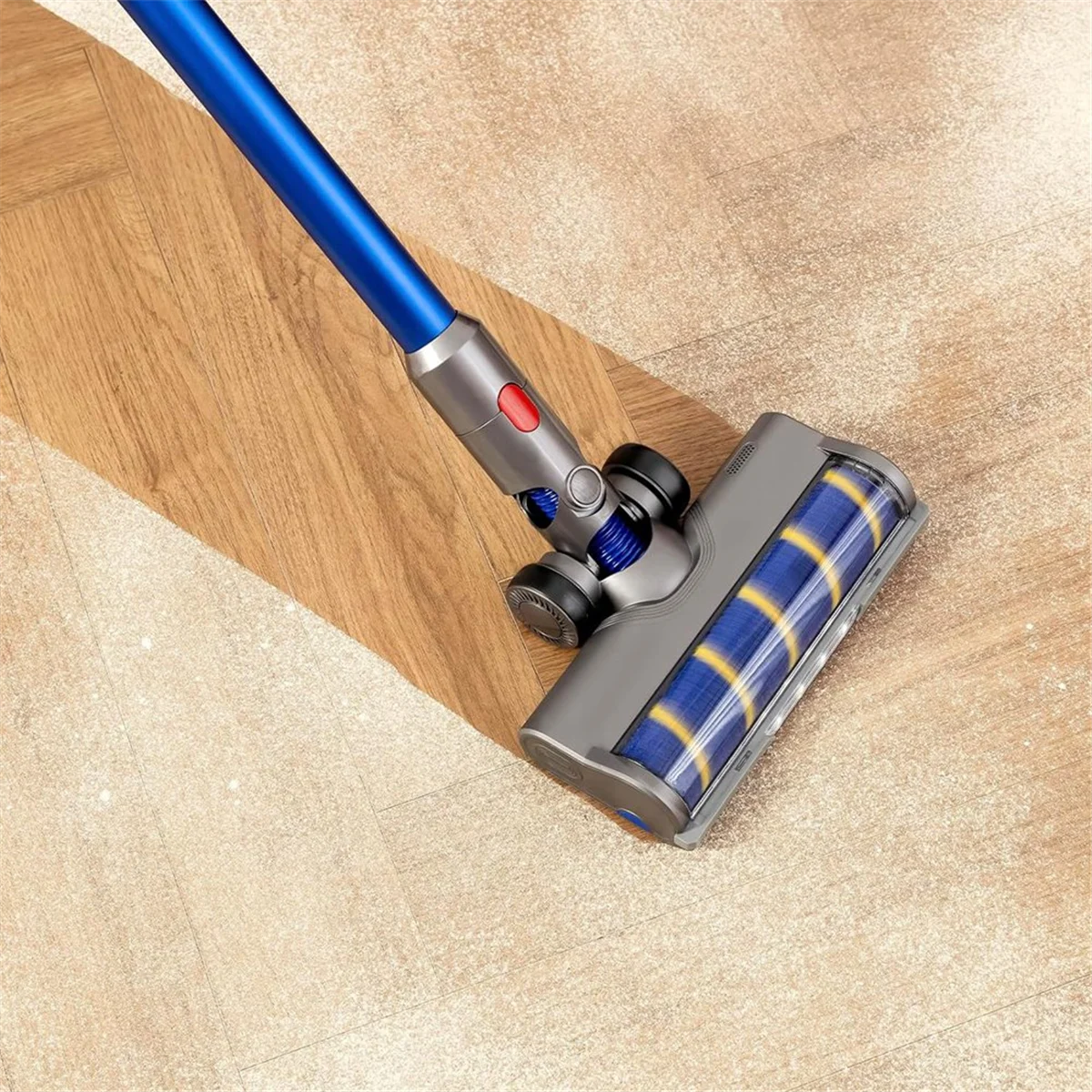 электрическая насадка для швабры, насадки для паркетного пола для пылесосов V7V8V10V11V15 со светодиодом