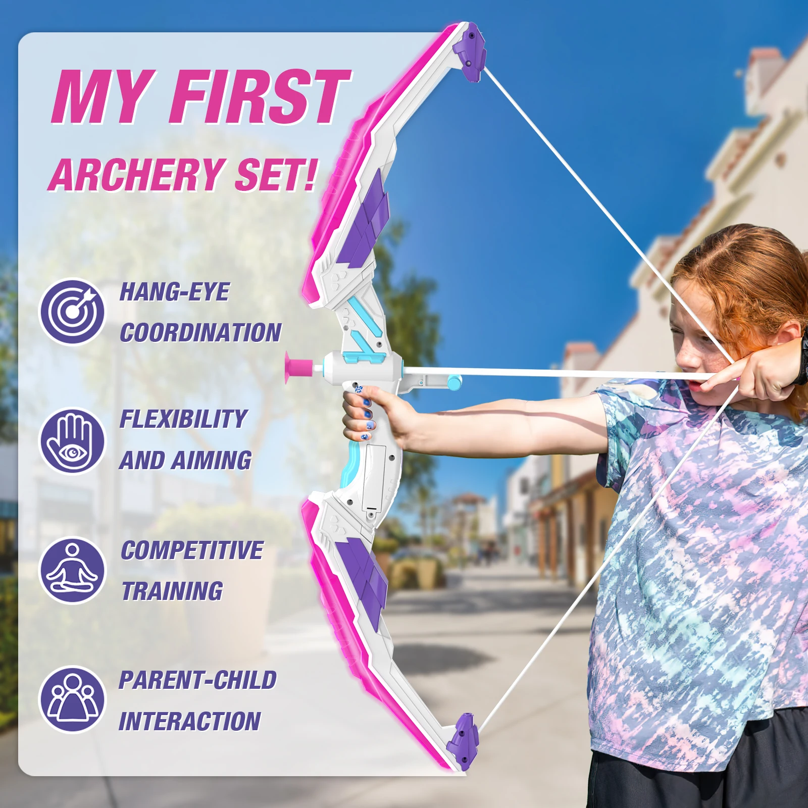 Набор для стрельбы из лука 3-8 – обзор и цена Kids Outdoor Archery Set