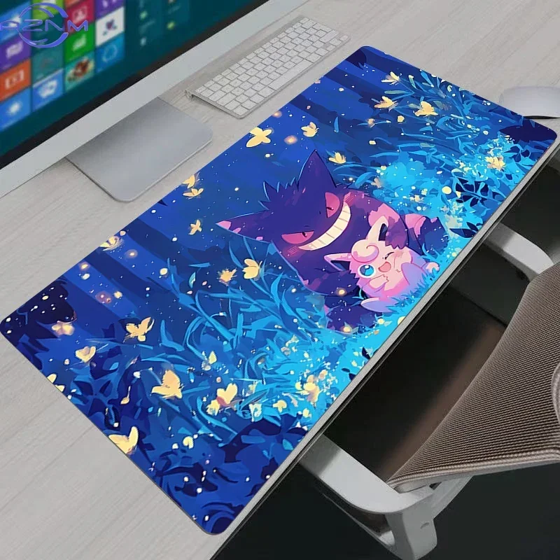 Mouse Pad Gamers Decoracion Gamer Desk Mat Mousepad Pokemon Pikachu XXL Gaming Accessories XXL Varmilo Keyboard Carpet