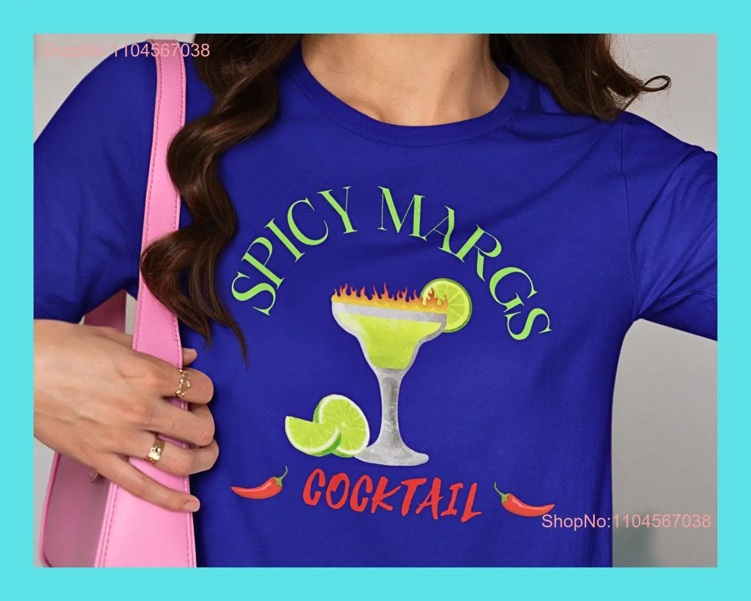 Picante Margs Cinco De Mayo camiseta Fiesta Margaritas Tacos y comida divertida Margarita amante Marg mangas largas o cortas