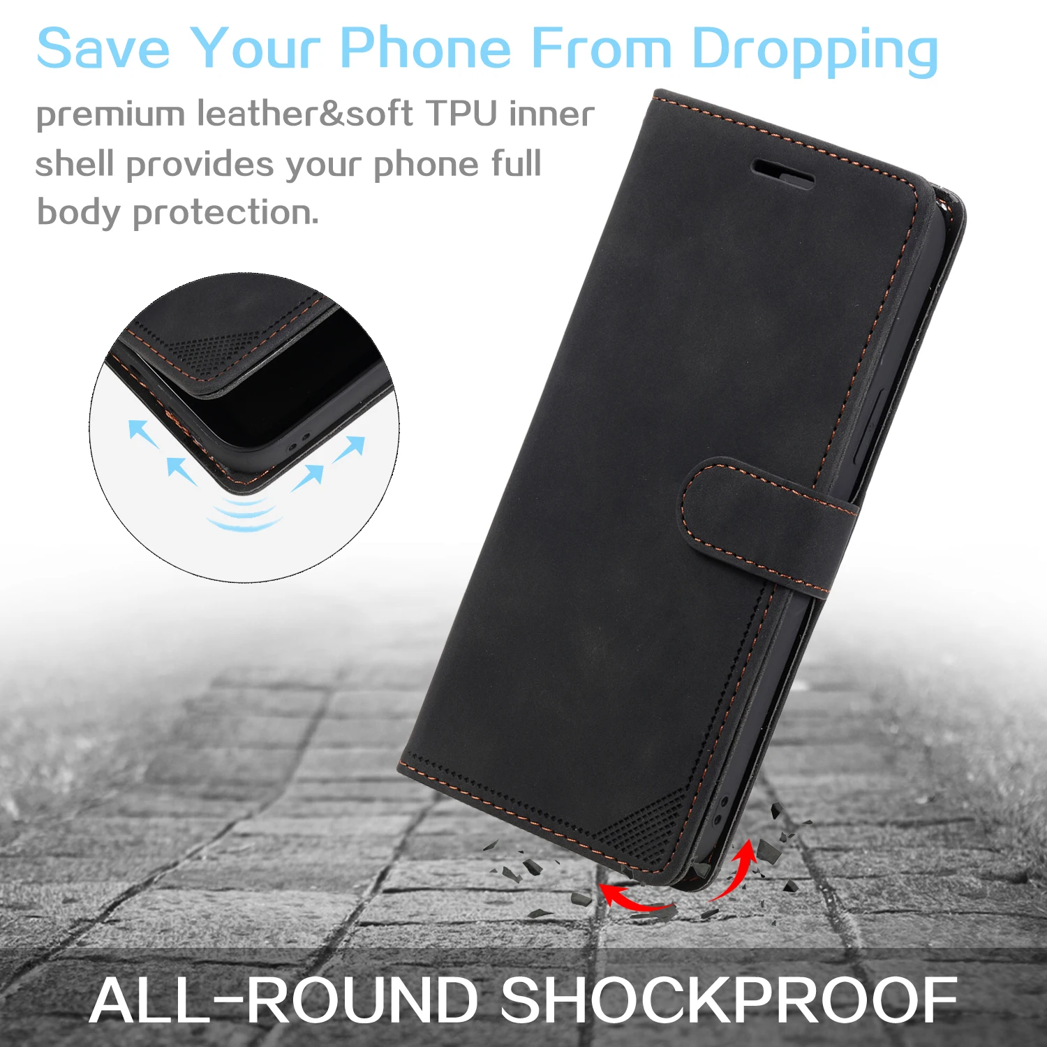 Für Xiaomi 10t Lite Handy hülle Retro Visitenkarte Flip Cover Protector Ledertasche Softcase