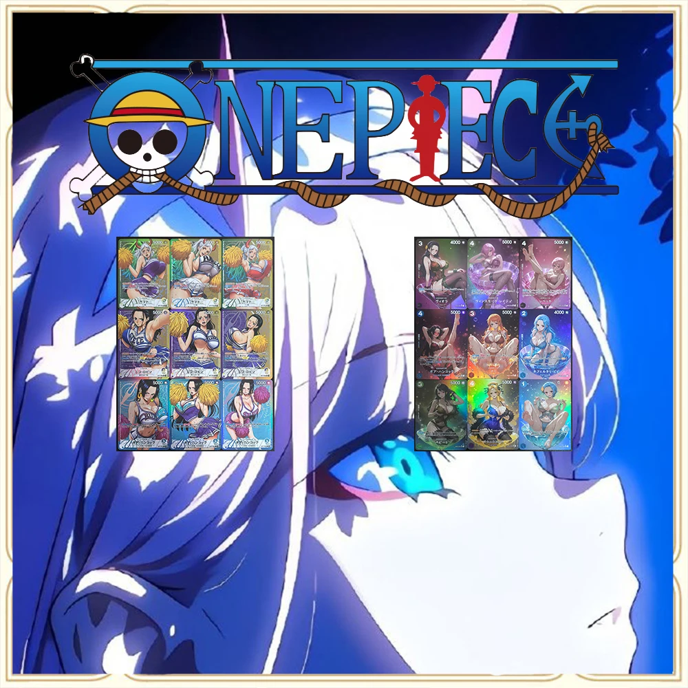 Japanische Anime One Piece DIY ACG Nami Robin Vinsmoke Reiju Boa Hancock Hochwertige Funkelnde Sammelkarte Weihnachten Geburtstag