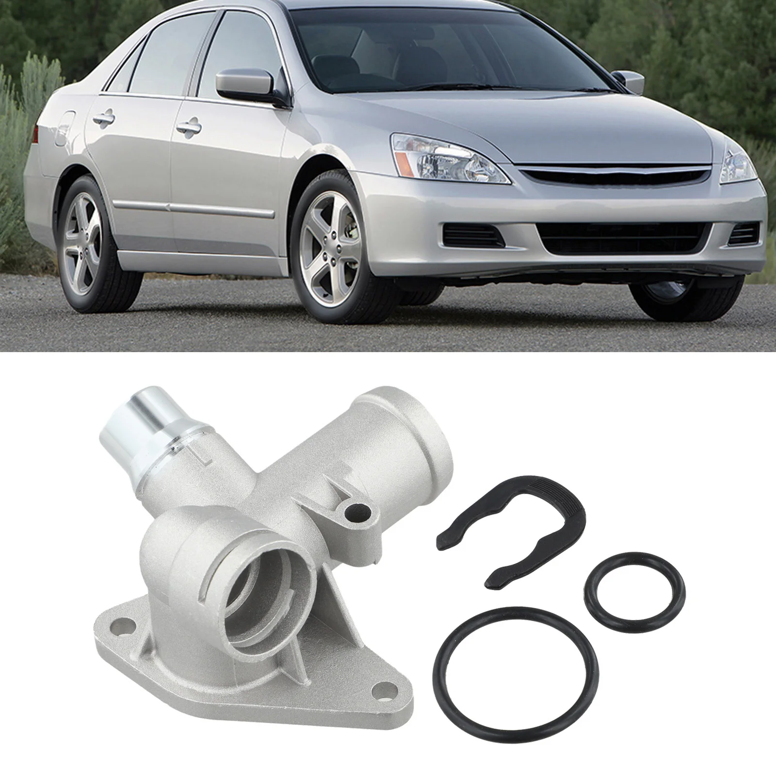 For 1.8L 1.8T Coolant Outlet Flange Car Maintenance As Shown Consistent Fit Easy Installation Quality Material Made