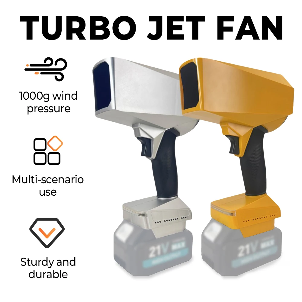 محرك بدون فرشاة 64 ملم مع دفع 1000 جرام مروحة مصقولة مروحة نفاثة توربو لاسلكية محمولة باليد مجفف مروحة عنيفة لبطارية ماكيتا 18 فولت