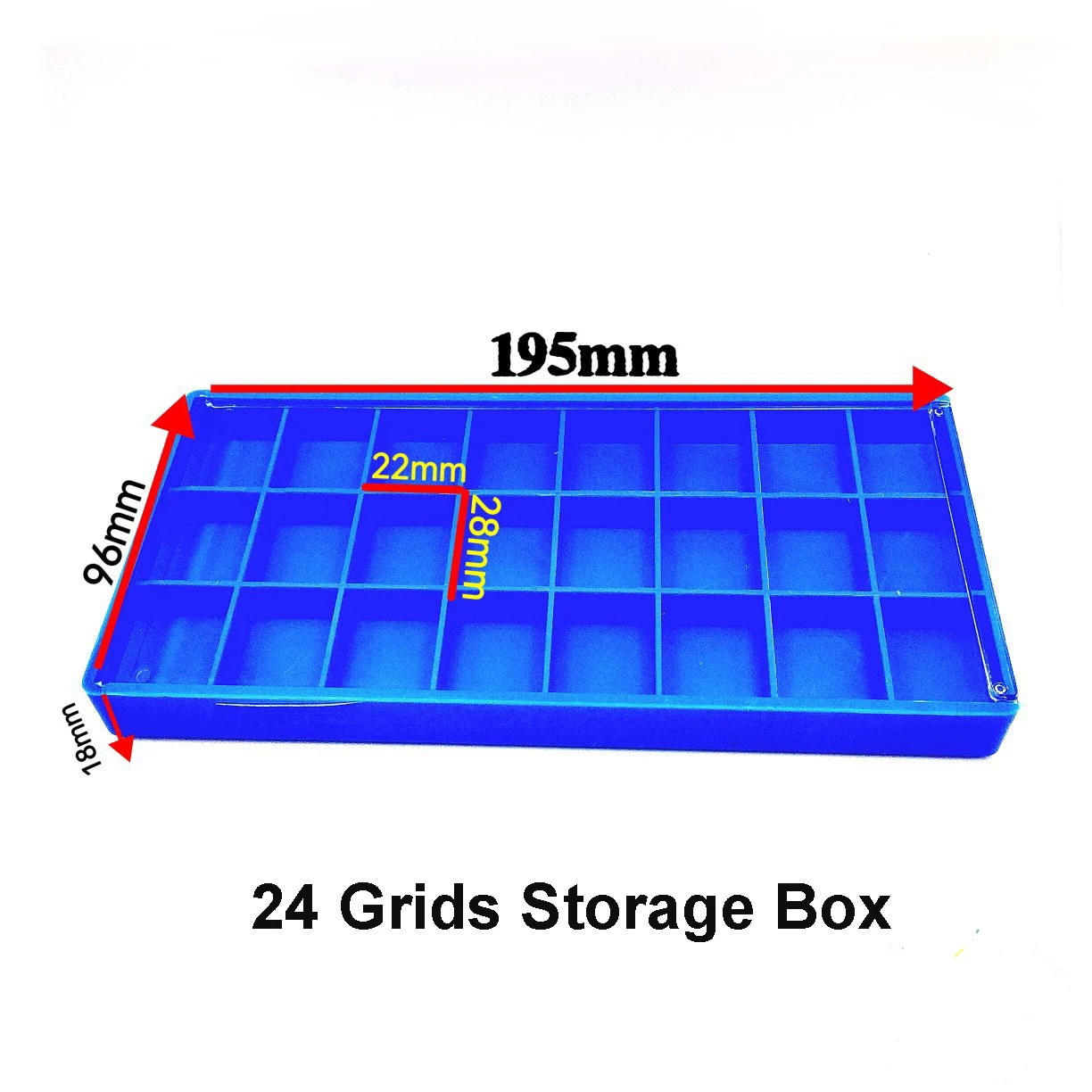 8/18/24 Fächer Kunststoff Uhrenteile Aufbewahrungsbox Organizer Uhrenreparaturwerkzeug Displaybehälter Ablagefach mit Deckel für Uhrmacher – Detail 6