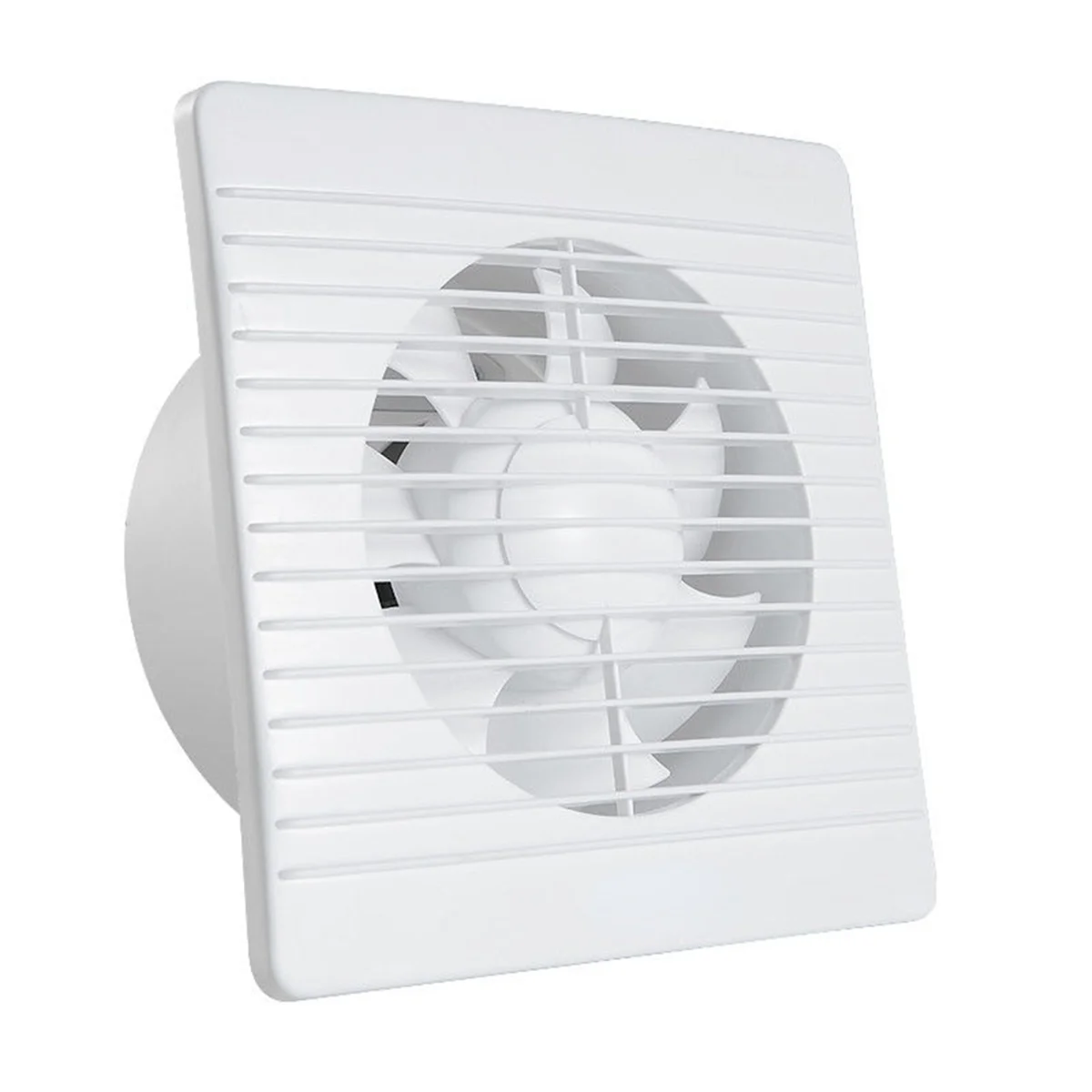 6In Toilet Exhaust Fan, Strong Silent Household Wall Exhaust Fan, Ventilation Fan US Plug