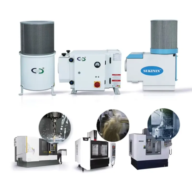 Reliable Quality Smoke Fume Separator Machine Extractors Media Filter Oil Mist Centrifugal Collector For Cnc Machine