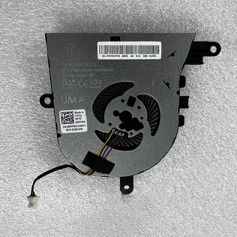 New Original 0NPFW6 For DELL Inspiron 5570 Laptop CPU Cooling Fan Cooler Fan DC28000K8D0 NPFW6 CN-0NPFW6 100% Tested