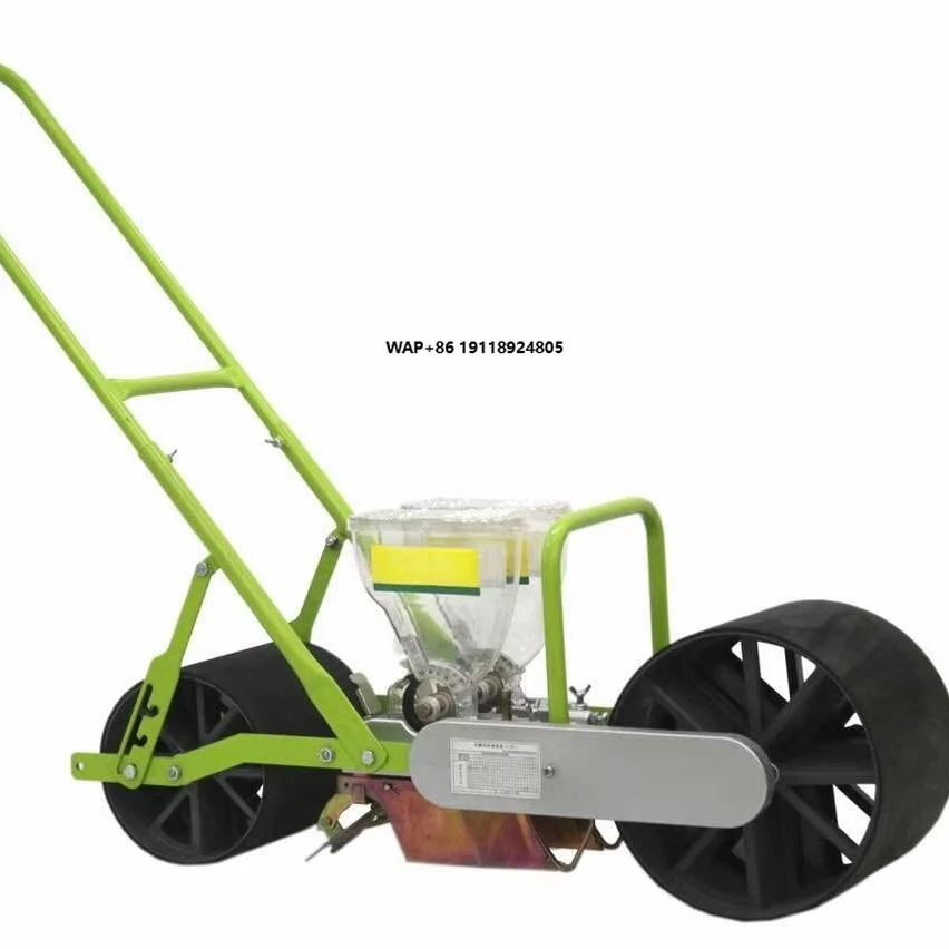 Mini Garden Vegetable Seeder Machine Hand Push Planter-Easy to Operate 1-6 Rows for Cabbage Radish & More