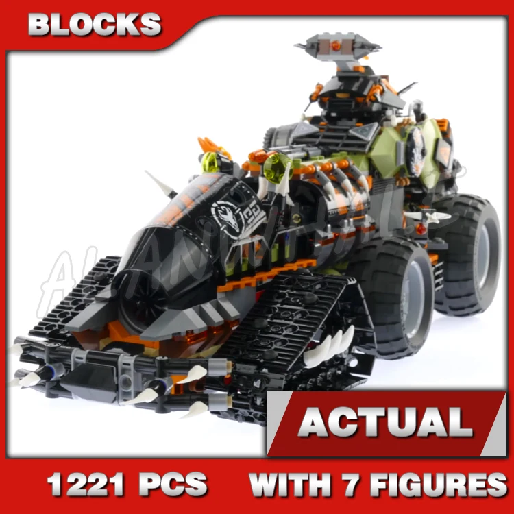 

1221PCS Dieselnaut Utility Tank Gripper Vehicle 10939 Building Blocks Assemble Sets Bricks Compatible with Model