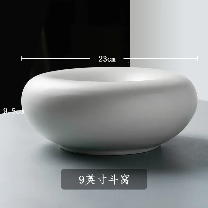 Creative Ceramic Western Food Plate Drawing Insulation Plate Cooking Tableware Round Artistic Conception Nest Plate Tableware