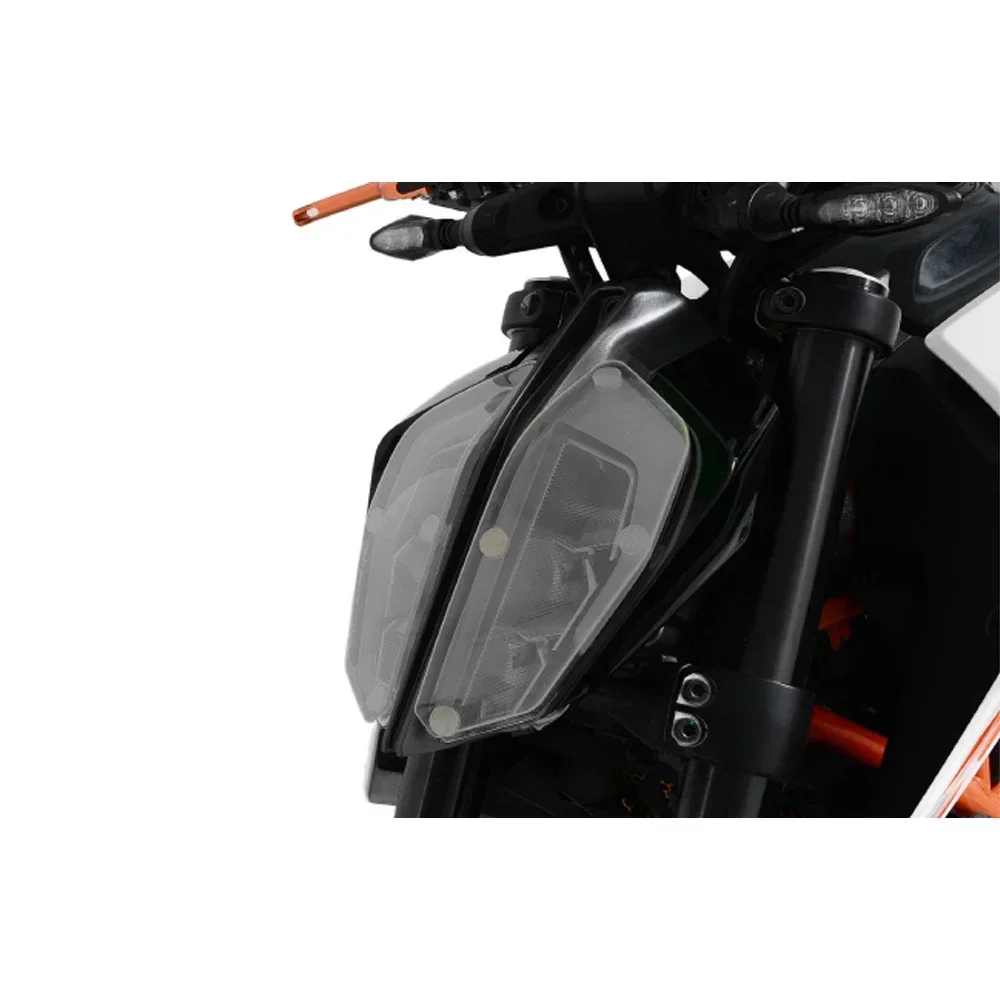 Für ktm 390 790 duke 2017-2018 moto zubehör scheinwerfer schutz schutz abdeckung-schwarz