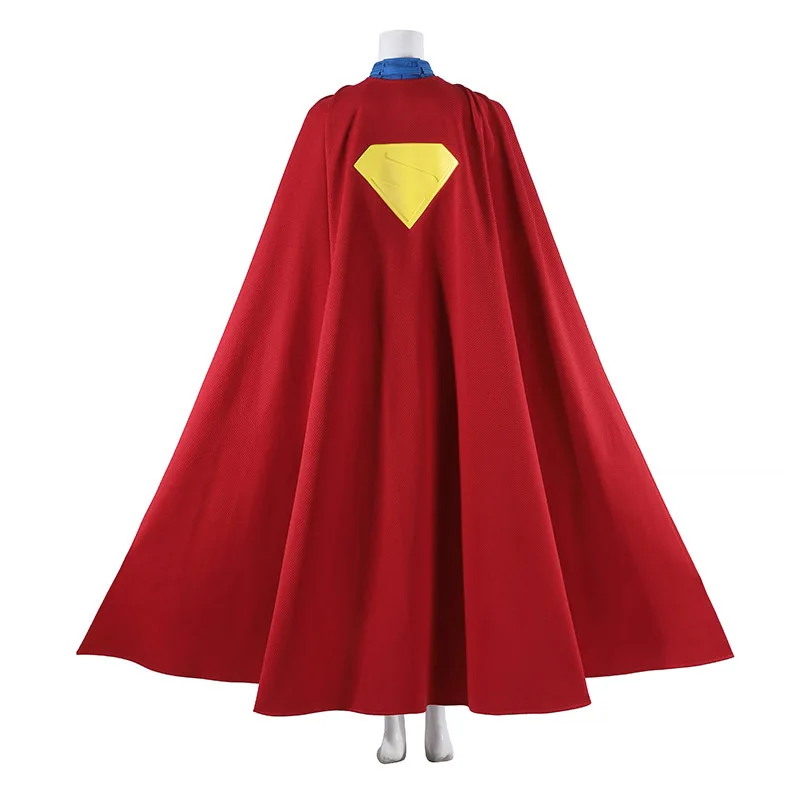 Supergirl Cosplay Costumes with Cloak Superhero Anime Character Halloween Party Performance Clothes for Adults - view 3