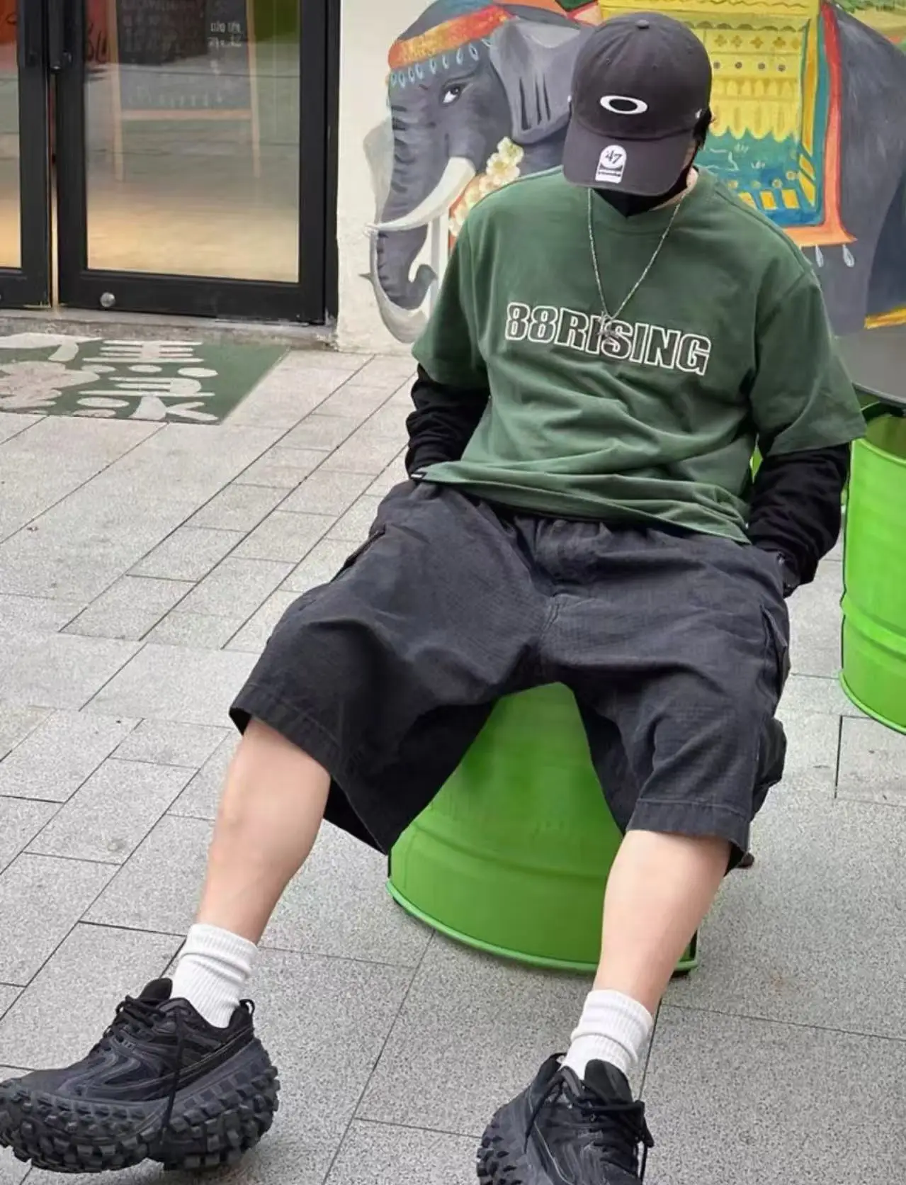 

Новинка 2023 года, летние мужские пляжные шорты и рабочие брюки, винтажная одежда больших размеров, высококачественный хлопок большого размера