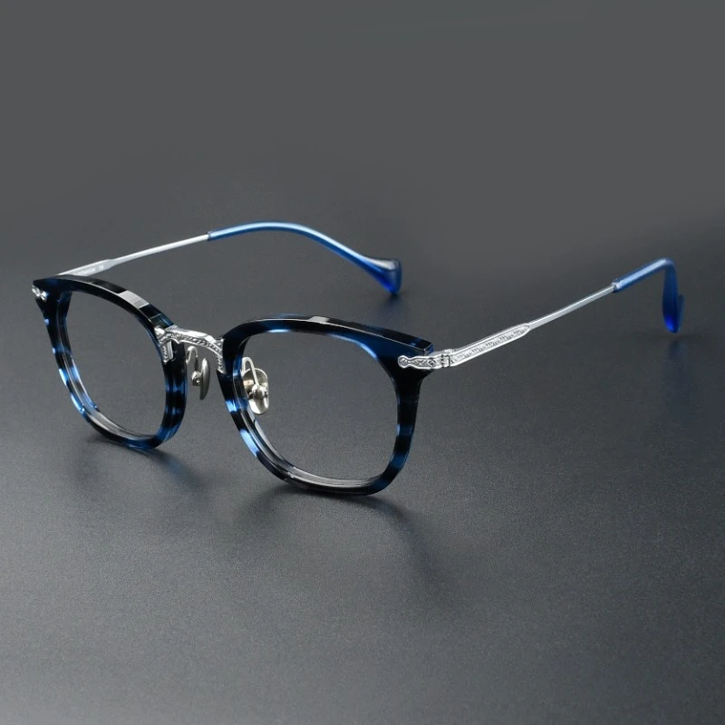 

New Japanese Handmade Acetate Glasses Frames OTW6030 Square Female Titanium Women Optical Prescription Eyewear for Brand Design