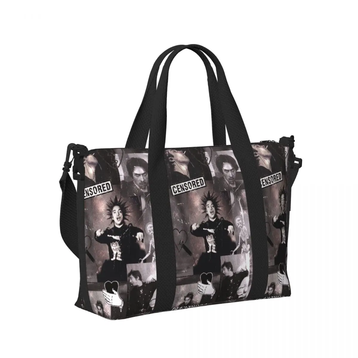 

Korol I Shut Clown Русский ужас Панк Король и шут Пляжная дорожная сумка Большая сумка для спортзала Йога Женская дорожная сумка для покупок