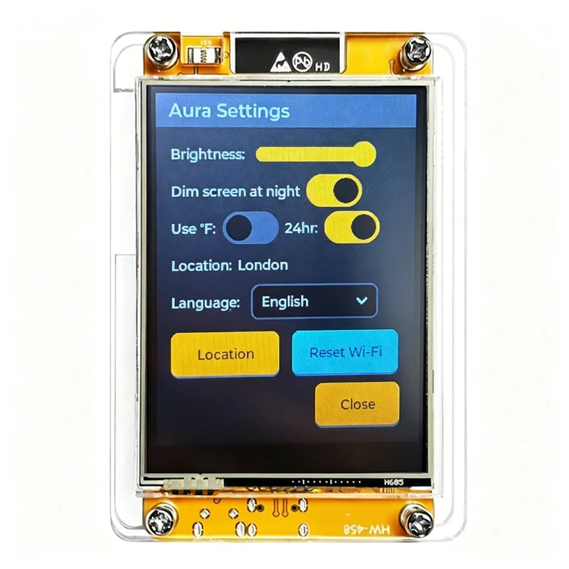 Super Sale Aura NerdMinering NMMiner ESP32 with 2.8inch Smart Display Crypto Solo Lottery NMMiner BTC