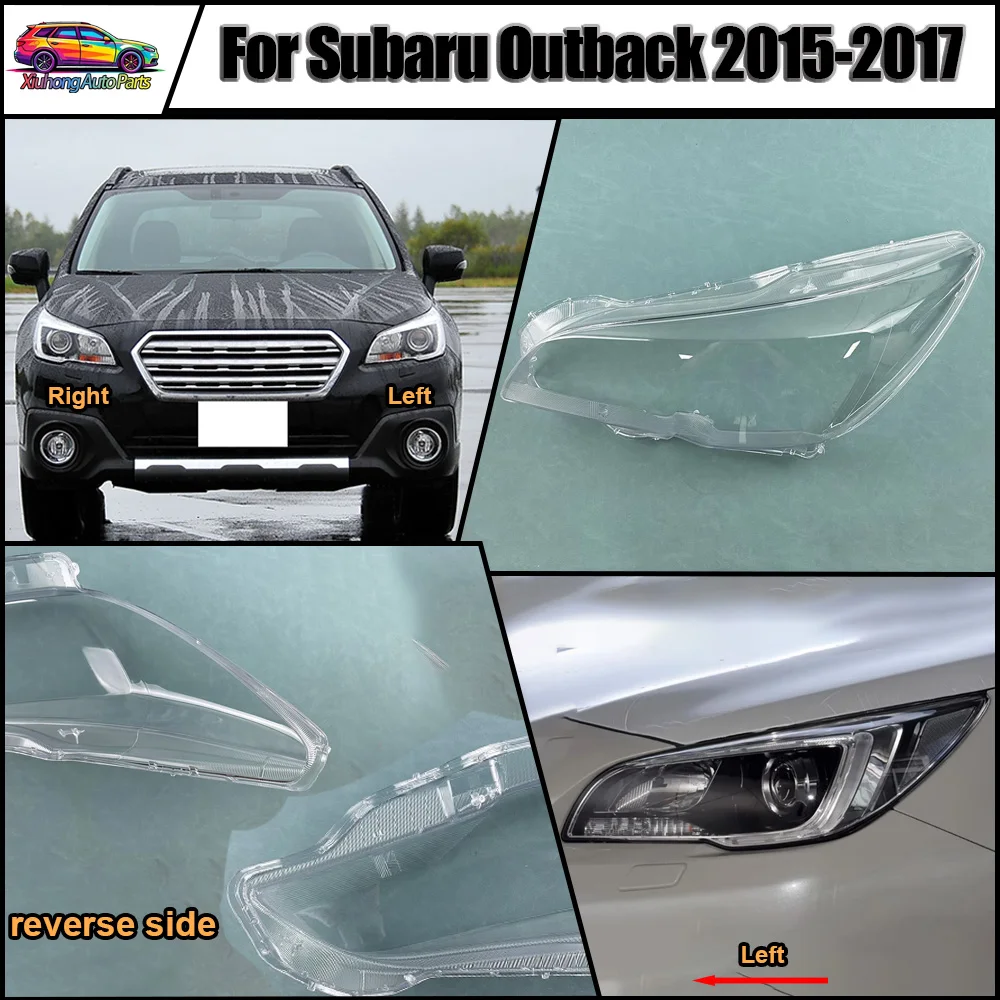 Headlamp Cover Transparent Mask Lamp Shade Headlight Shell Lens Replace The Original Lampshade 2015 2016-2017 For Subaru Outback