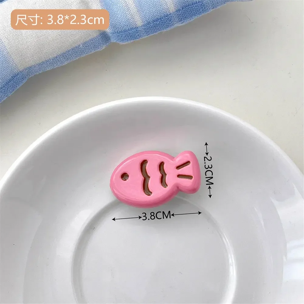 Trendy Cartoon Snapper Hairpin for Girls Women Sweet Mini Alligator Clip Resin Cute Little Fish Hair Clip Sweet Hair Accessories