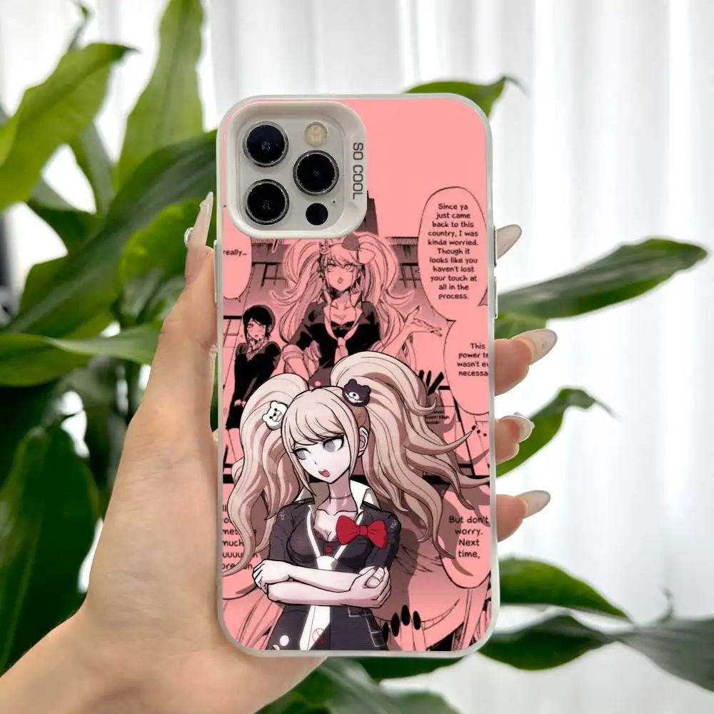 حافظة هاتف دانغانرونا شياكي نانامي لهاتف أبل 11 12 13 14 15 16Pro Max Plus حافظة هاتف مطلية