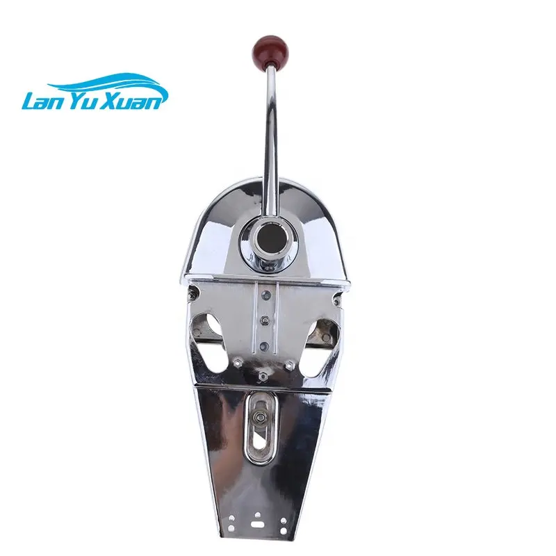 

Marine Outboard Top Mount Single Lever Engine Control Panel Box Single Handle Throttle Gear Shift Push Pull